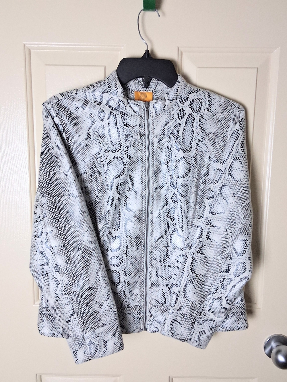 Ruby Road Women Faux Leather Jacket Size 12P NWOT